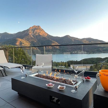 Les Restanques Du Lac Savines Exteriör bild